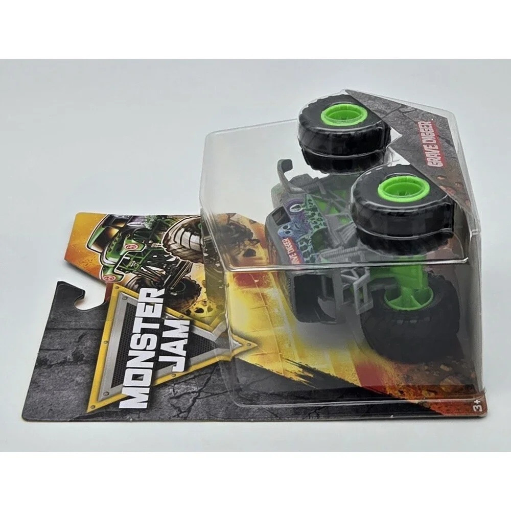 Spin Master Monster Jam‎ Grave Digger 2025 Series 1 Silver 1:64 Diecast Truck